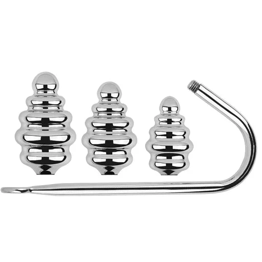 Screw-in Set Ribbed 8826 Hook Anal GreatBenefit 0622